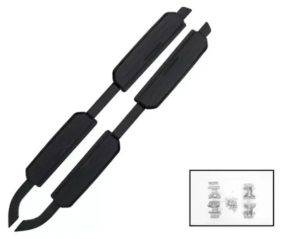 Produktbild von Trittbretter Seitentrittbretter für Land Rover Defender 110 L663 2020+ Schwarz Edition.