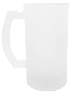 Produktbild von Plottermarie Sublimationsrohlinge Sublimations-Glasartikel für personalisierte Geschenkideen – Sublimationsrohlinge, Fotogeschenke, Personalisierung Bierkrug satiniert, 16 oz, Subli