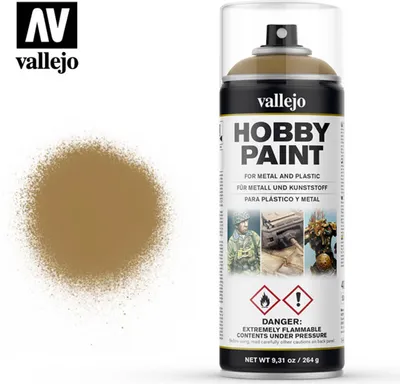 Produktbild von Vallejo 28.015, Gelb, Sprühfarbe, Flüssigkeit, 400 ml, 1 Stück(e)