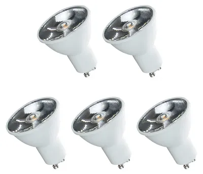 Produktbild von Spectrum GU10 LED Spot Lampe 6W 480lm 4000K Neutralweiß 230V 5 Stück