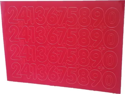 Image de Lettres et chiffres autocollants