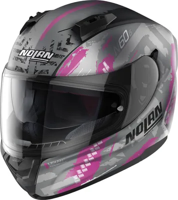 Produktbild von Nolan N60-6 Wheelspin Helm, grau matt/rosa, S (56)