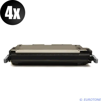 Produktbild von 4x Eurotone Toner Alternative für HP Q7560A 314A Black Schwarz