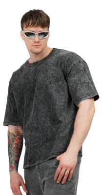 Obrázok produktu pre Tricko Oversize Uni - velkost XL - cierne - 100% bavlna - pohodlné, streetové oblecenie