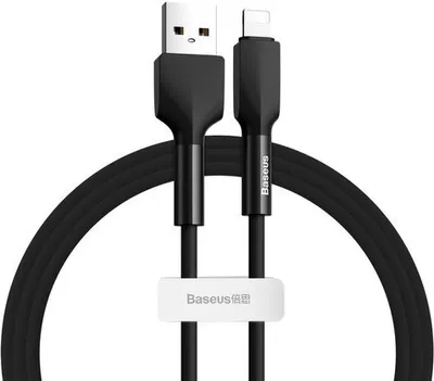 Produktbild von Baseus CALGJ-01, 1 m, Lightning, USB A, Männlich, Männlich, Schwarz