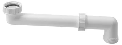 Obrázek produktu pro Umyvadlový sifon Úspora místa 5/4", bílý