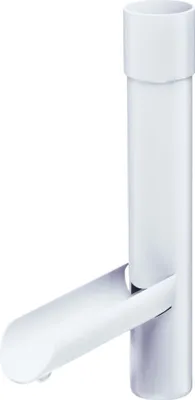 Produktbild von INEFA Regensammler für Fallrohr, PVC DN50 / 50mm Weiß Wasserklappe für Regenfallrohr, Dachrinnenzubehör,  Germany