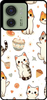 Produktbild von Smartphonica Phone Case Fit für Motorola Edge 40 mit Katze drucken - TPU zurück Abdeckung Fall Katze Design