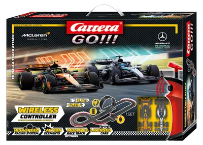Obrázok produktu pre Carrera GO!!! Závodná dráha Formula Track Attack s bezdrôtovými ovládačmi