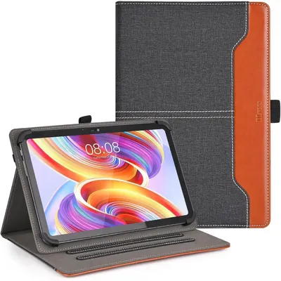 Produktbild von Universal Tablet Hülle für 10-11 Zoll Tablets, Kunstleder Schutzhülle mit Ständer, Schwarz
