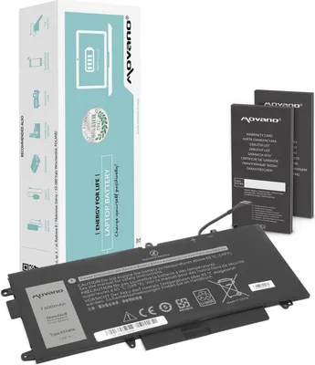 Produktbild von K5XWW Akku für Dell Latitude 5289 7390 2-in-1 - 7300mAh