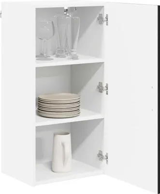 Obrázok produktu pre vidaXL Nástenná skriňa LUCCA Čierna 40 x 31 x 80 cm Drevotrieska