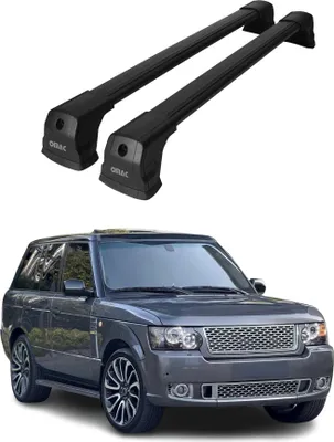 Image de Barres De Toit Transversales pour Land Rover Range Rover Vogue 2002-2012 Noir 2x