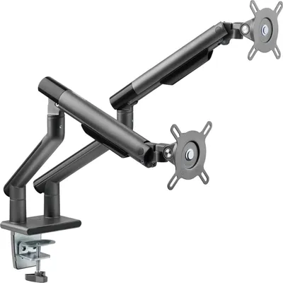 Produktbild von TV Monitor 2-fach Tischhalter mit Federsystem I 17-32 Zoll (43-81cm)