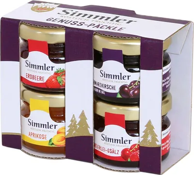 Produktbild von Simmler Genuss-Päckle 4x28g