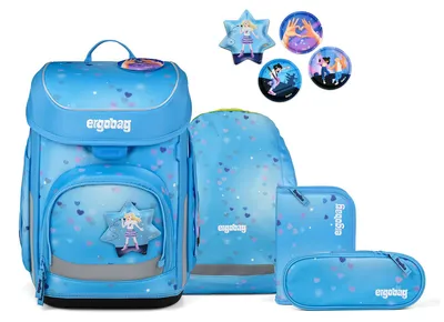 Produktbild von Ergobag Cubo BühnenfieBär - 5-teiliges Schulranzenset, Farbe:bühnenfiebär