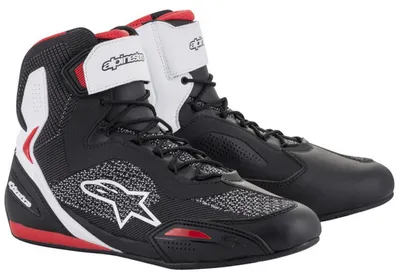 Produktbild von Alpinestars 2510319-123-11, Männlich, Erwachsener, Rennsportstiefel, Schwarz, Rot, Weiß