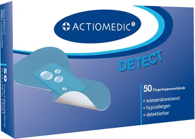 Produktbild von Actiomedic® DETECT Fingerkuppenverbände Maße: ca. 43 x 68 mm  Größe