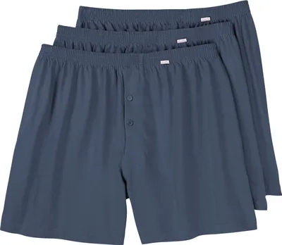 Produktbild von Adamo 3er-Pack Boxershorts denimblau Übergröße
