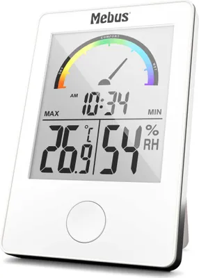 Zdjęcie produktu dla Termohigrometr Mebus 11130 biały