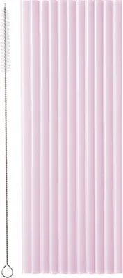 Produktbild von Plastik-Strohhalme, 23 cm, lila (1 Packung / 12 Stk.)