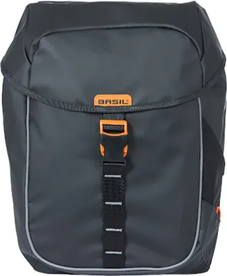 Produktbild von Basil Miles MIK 2.0 Doppeltasche 34 Liter - wasserdichtes Tarpaulin Fahrradge...
