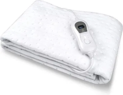 Productafbeelding van Elektrische verwarmingsmatras, 150x80 cm - Wasbaar - 3 verwarmingszones en oververhittingsbeveiliging