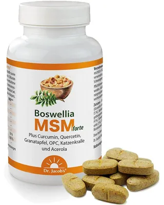 Obrázok produktu pre Boswellia MSM forte - 90 tabliet