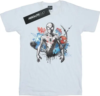 Produktbild von Marvel - T-Shirt für Herren BI45469 (M) (Weiß)