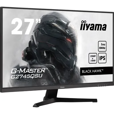 Zdjęcie produktu dla iiyama G-MASTER G2745QSU-B1, 68,6 cm (27"), 2560 x 1440 px, Dual WQHD, LED, 1 ms, Czarny