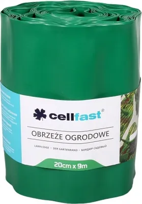 Obrázok produktu pre Záhradné obruby zelené, 20 cm x 9mb