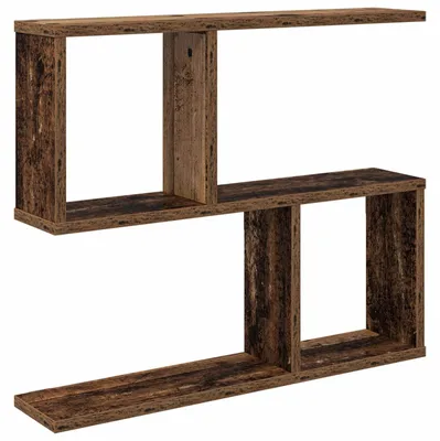 Immagine prodotto di vidaXL Mensola da parete in legno di recupero, 60 x 12 x 50,5 cm, materiale: legno