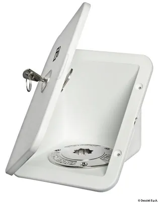 Image de Tablette encastrée Fuel avec serrure, 1 pièce