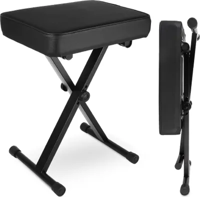 Produktbild von BUDDLEY Klavierhocker verstellbar - Ergonomisches, faltbares Design einfache Portabilität - ideale Klavierbank für Musiker Aller Altersgruppen
