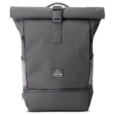 Produktbild von Universitätsrucksack für Damen und Herren in Grau - Allen Medium - Rolltop mit Laptopfach für Uni, Fahrrad, Büro - 15L - Nachhaltig - Wasserdicht