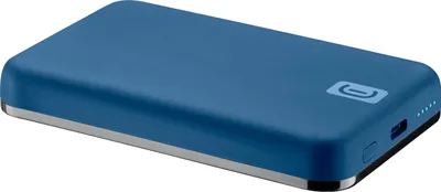 Produktbild von Cellularline Wireless power bank MAG 5000, 5000 mAh, Kabelloses Aufladen, Blau