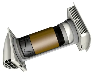 Produktbild von Marley MEnV180 Lüftungsgerät dezentral mit Wärmerückgewinnung & Fernbedienung, Wohnraumlüftung; 320670