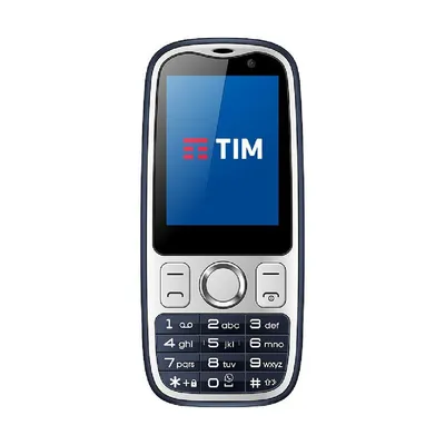 Produktbild von TIM Easy 4G, 6,1 cm (2.4"), 0,5 GB, 2 GB, 2 MP, Android 4.4.4, Blau, Silber