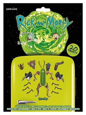Obrázek produktu pro Magnetky Rick & Morty - Characters (20 kusů)