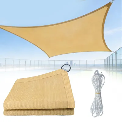 Productafbeelding van HDPE Zonnescherm 2 x 2 m met UV-bescherming