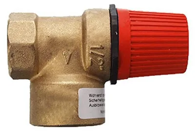Productafbeelding van Cornat T593710 veiligheidsventiel, 1/2 inch - 2,5 bar