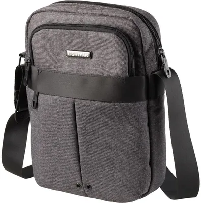 Immagine prodotto di LiGHTPAK 46164 LiGHTPAK Borsa a tracolla "EPSILON", poliestere, grigio