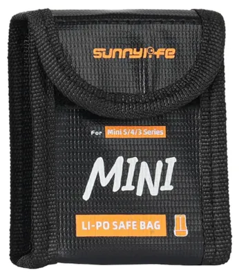 Produktbild von Akku Sicherheitstasche für DJI Mini 5 / 4 / 3 Serie Drohnen Zubehör Schwarz