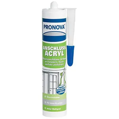 Produktbild von PRONOVA Anschlussacryl, weiß, 300 ml Kartusche