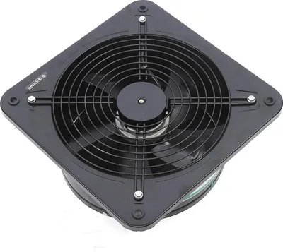 Obrázek produktu pro Odsávací ventilátor – nástěnný ventilátor do koupelny – 2677 ot./min – Ø 300 mm – 150 W – 220 V – pro kuchyně a koupelny – černý