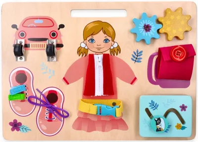 Obrázek produktu pro Montesori vzdělávací závěsná, naučná tabule - Anička, Adam Toys