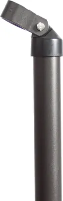 Image de Alberts 623067 Jambe de force, phosphaté zinc, anthracite métallisé plastifié, longueur 1500 mm, Ø jambe de force 34 mm, Ø collier 34 mm