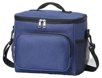 Produktbild von Mittagessen Tasche, isoliert, große Kapazität, Blau