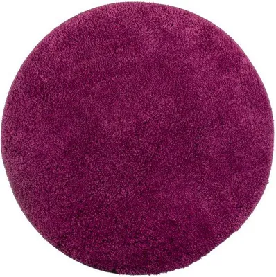 Obrázek produktu pro Ibenzoa® Kobereček do koupelny z mikrovlákna – měkký a protiskluzový, s protiskluzovou úpravou, polyester, savý, průměr 60 cm