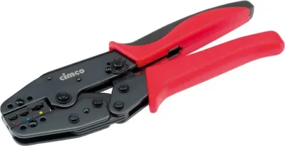 Image de Pince à sertir Cimco complète avec insert, sertissage ovale, longueur 230 mm, 1 pièce.